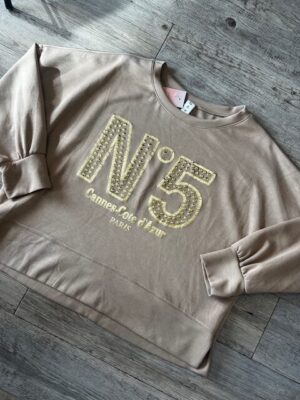 SUDADERA Nº 5 tostada