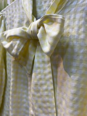 CAMISA CUADROS LAZADA -amarilla