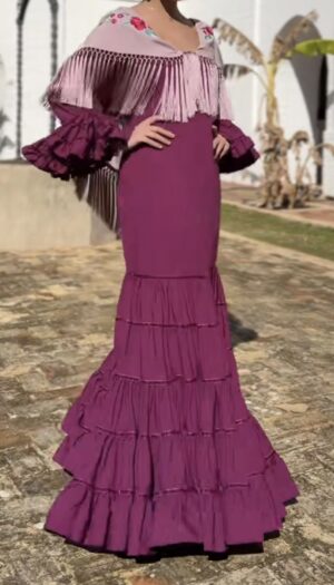 Vestidos Flamenca Mod. Canastero liso ( pedidos por teléfono fuera de temporada)☎️620218308