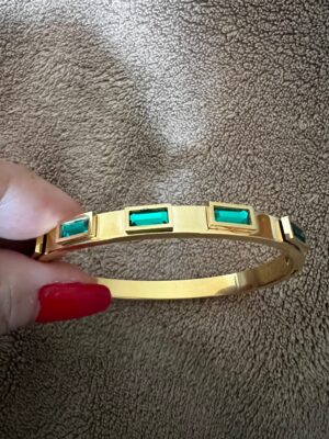 PULSERA CIRCONIO acero