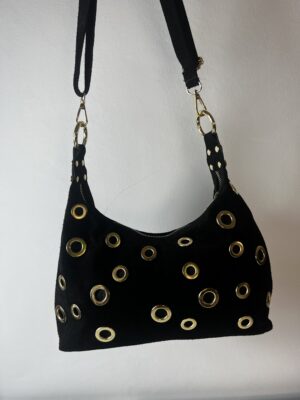 BOLSO PIEL TACHAS