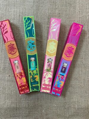 Set 4 mini tallas increíbles aromas árabes originales