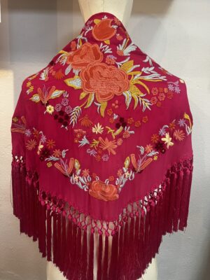 MANTONCILLO Cantillana Mod.Amazonia color rosa